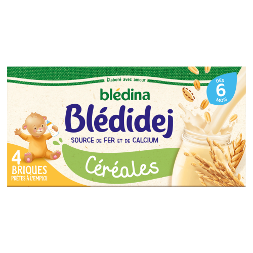 Sữa ngũ cốc Bledina 6m+ (Céréales)(250mlx4)